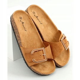 Camel N-111 Pantofole in sughero cammello marrone 1