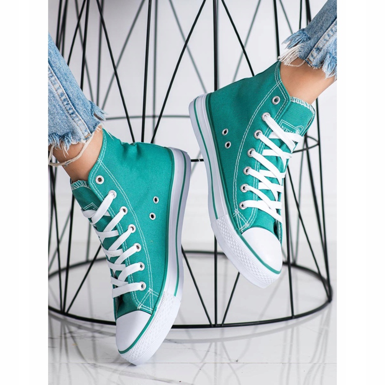 New Age Sneakers alte legate verde 1