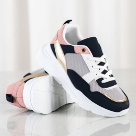 SHELOVET Sneakers alla moda con rete multicolore 1