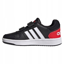 Adidas Hoops 2.0 C Jr FY9442 scarpe nero 1