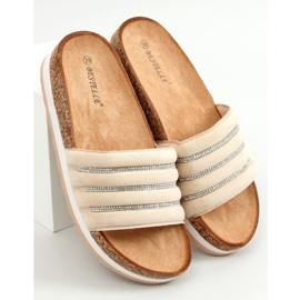 Ciabatte in sughero beige LS018 Beige 1