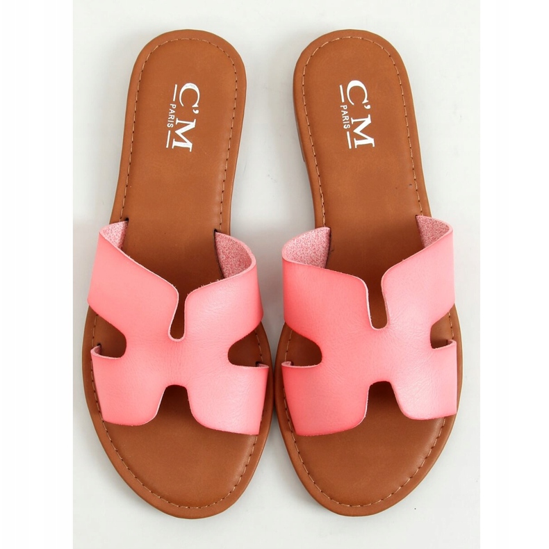 Pantofole rosa da donna rosa 55-2 Pink 1