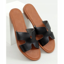 Pantofole nere 55-2 da donna nere nero 1