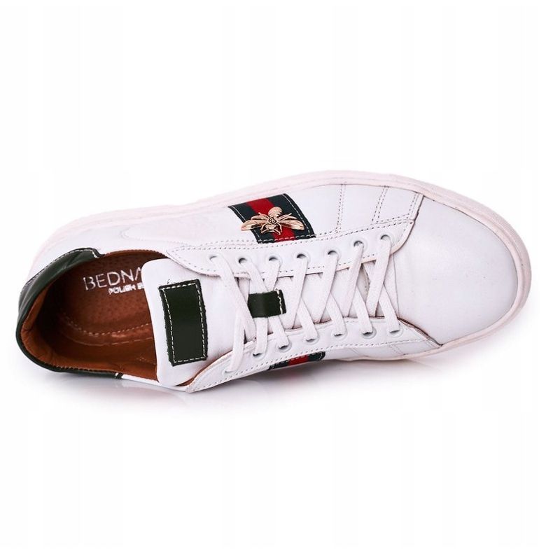 Bednarek Polish Shoes Scarpe da uomo in pelle Sneakers Bednarek Bianco 1