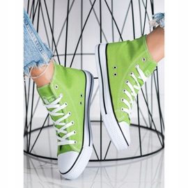 Scarpe da ginnastica alte New Age verde 1
