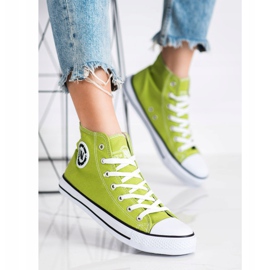 Scarpe da ginnastica alte New Age verde 1