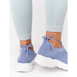 PS1 Scarpe sportive da donna Sneakers Blue Ruler bianco 1