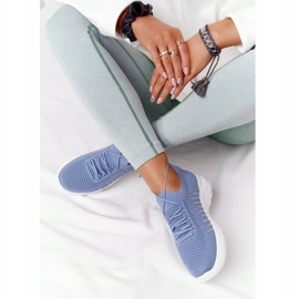 PS1 Scarpe sportive da donna Sneakers Blue Ruler bianca 2