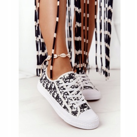 PS1 Sneakers da donna con logo bianco e nero Day Off bianca 2