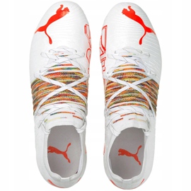 Scarpe da calcio Puma Future Z 2.1 Fg Ag 106058 03 bianca 2