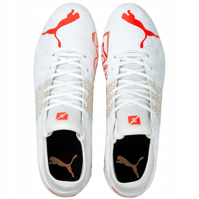 Scarpe da calcio Puma Future Z 4.1 Fg Ag 106252 03 bianco bianco 1