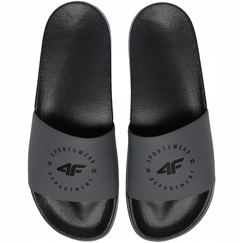 Pantofole uomo 4F grigie H4L21 KLM002 25S grigio 1
