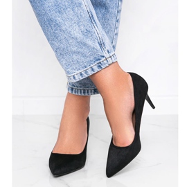 Décolleté nere su tacco Calla nero 1