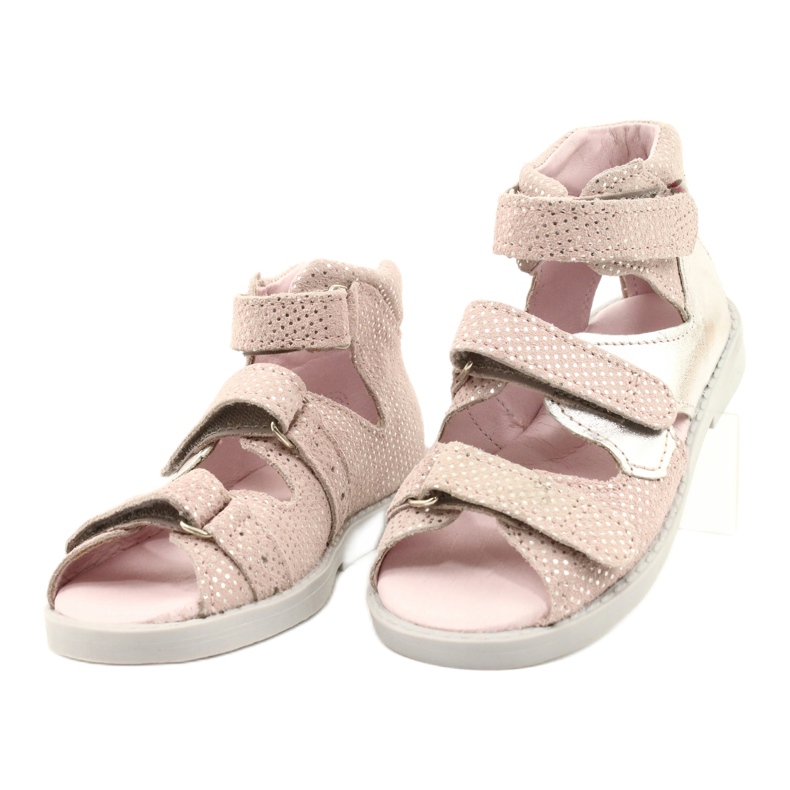 Mazurek Sandali in pelle Girls High Preventive 291 Pink-Silver rosa 1