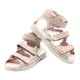 Mazurek Sandali in pelle Girls High Preventive 291 Pink-Silver rosa 3