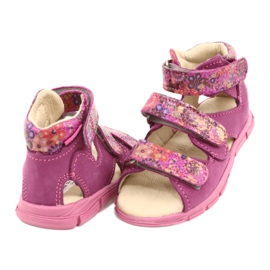 Mazurek Sandali in pelle alta per ragazze 291 rosa 3
