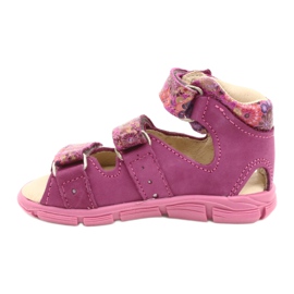 Mazurek Sandali in pelle alta per ragazze 291 rosa 1