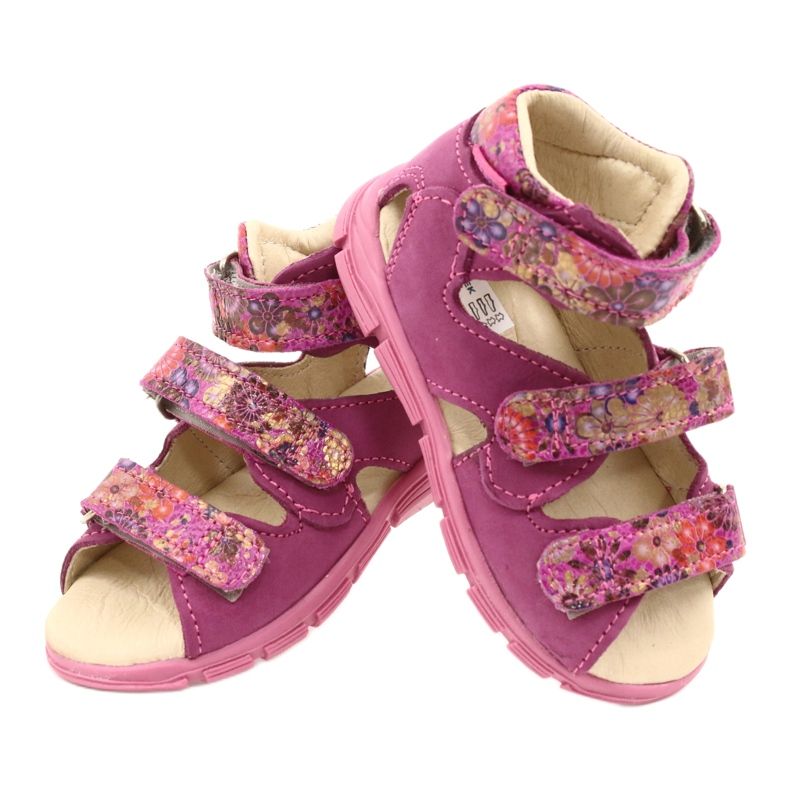 Mazurek Sandali in pelle alta per ragazze 291 rosa 4