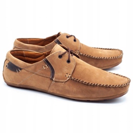 Olivier Mocassini uomo in pelle 297 marrone 2