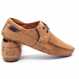 Olivier Mocassini uomo in pelle 297 marrone 3