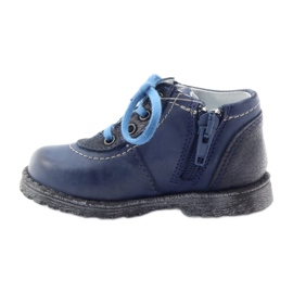 Stivali in pelle da ragazzo 1456 blu navy RenBut 2
