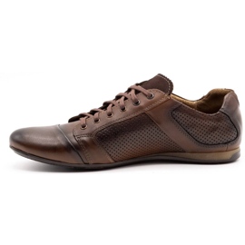 Lemar Scarpe da uomo in pelle 882 marrone 1