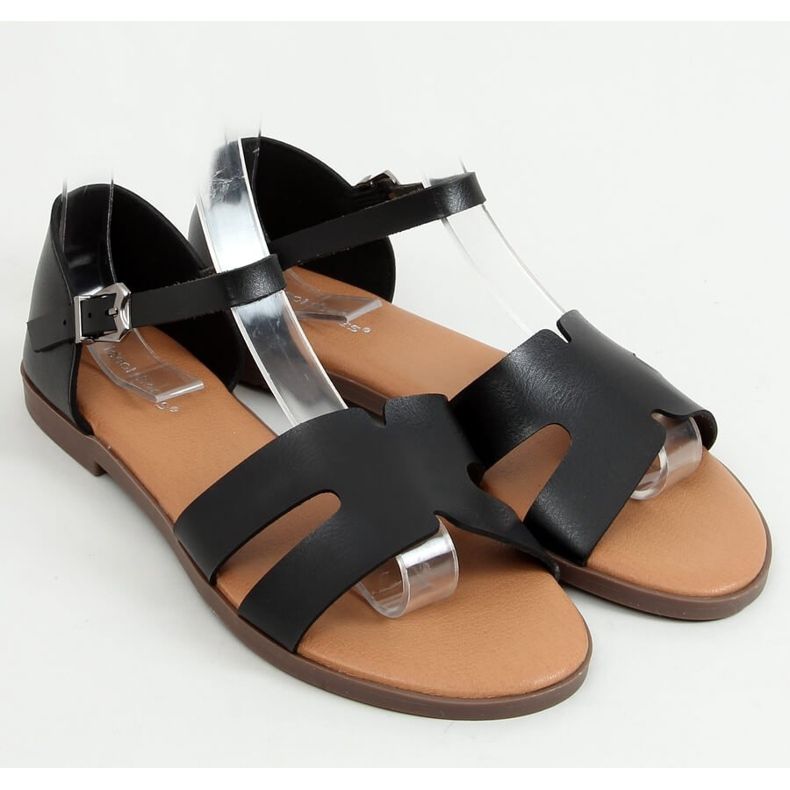 Sandali neri da donna 7823 Black nero 1