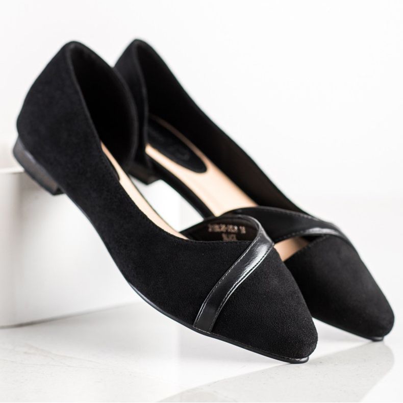 SHELOVET Ballerine alla moda nero 1