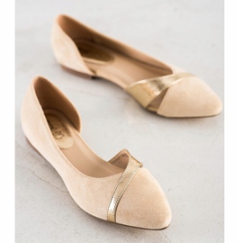 SHELOVET Ballerine alla moda beige 1