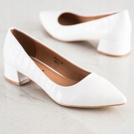 Sweet Shoes Décolleté classiche su tacchi bassi bianco 1