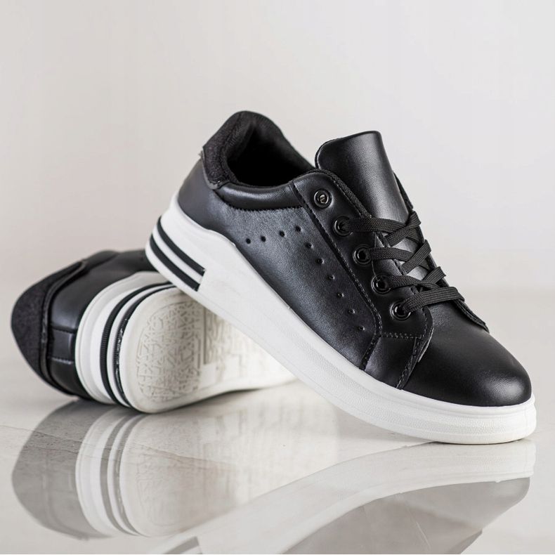 Diamantique Sneakers Con Inserto Glitter nero 1