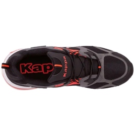Scarpe Kappa Yero nero-grigio-corallo 243003 1129 rosso 1