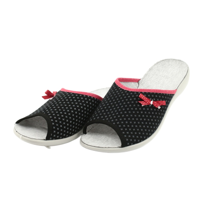 Scarpe da donna Befado pu 254D109 Viki nero rosso 3