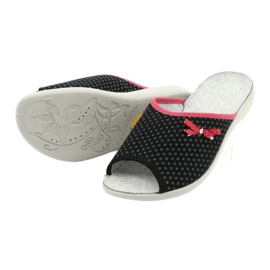 Scarpe da donna Befado pu 254D109 Viki nero rosso 4
