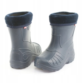 Stivali da pioggia blu navy per bambini Befado 162P103 4