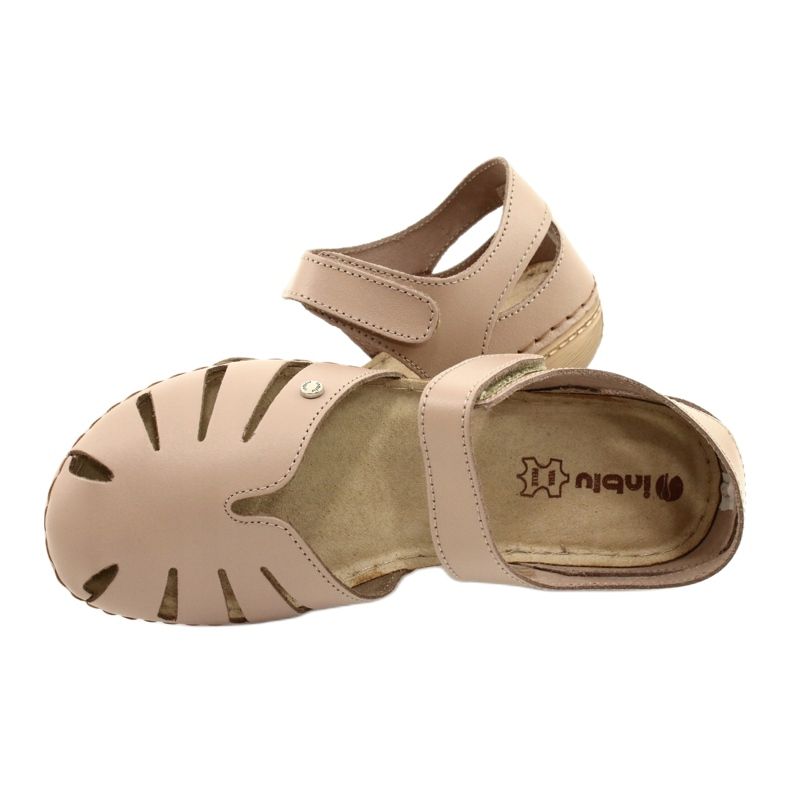 Scarpe da donna Inblu 158D124 beige 4