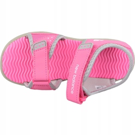 Sandali New Balance Sandalo K K2004GRP rosa grigio 2