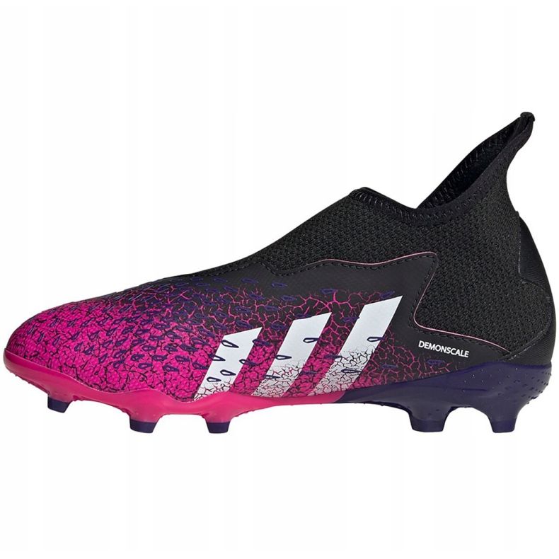 Scarpe da calcio Adidas Predator Freak.3 Ll Fg Jr FW7529 multicolore rosa 1