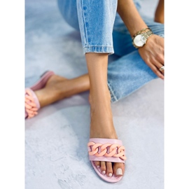 Ciabatte con catena rosa 7857 Light Pink 2