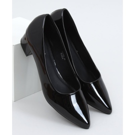 Nero Décolleté tacco basso nero CC206P Nero 1