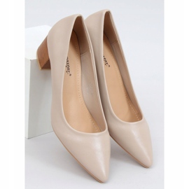 Décolleté con tacco alto beige CL76P Beige 1