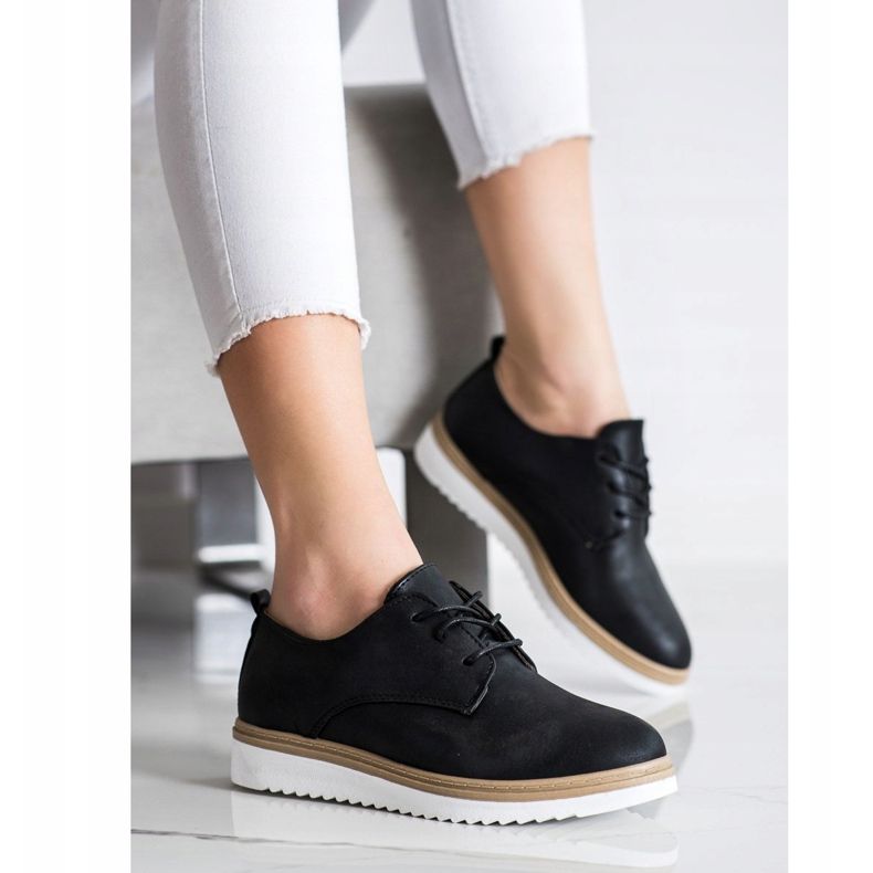 SHELOVET Scarpe nere casual nero 1
