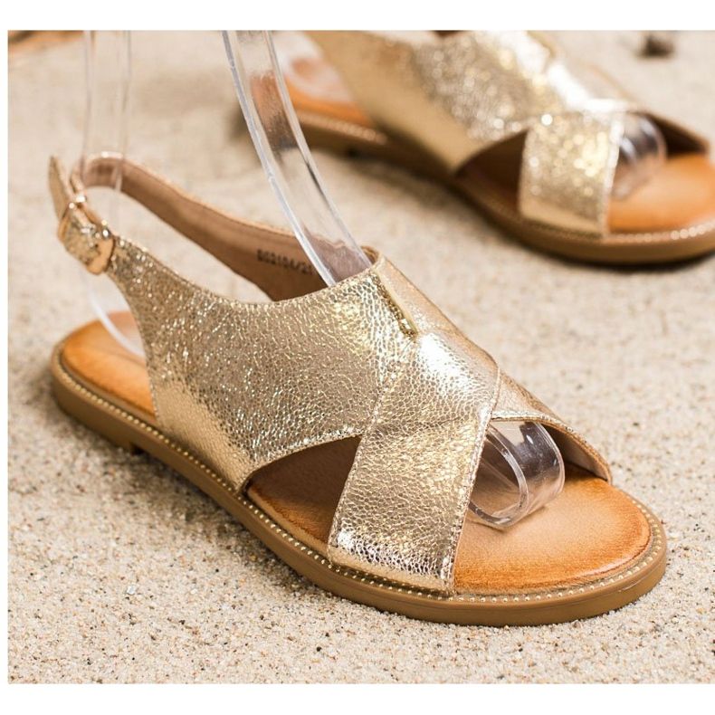 Filippo Sandali dorati classici d'oro 1