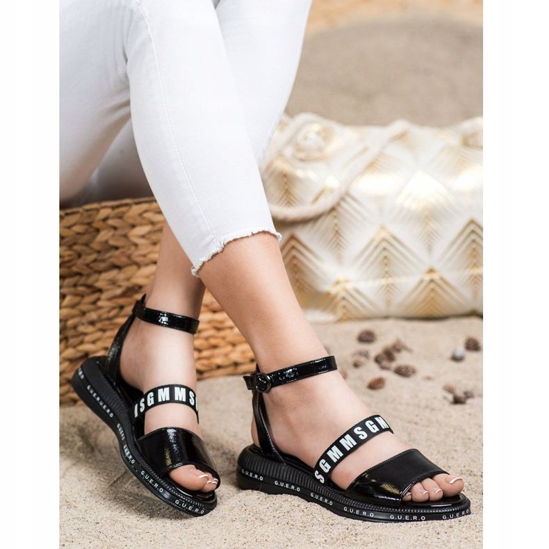 Filippo Sandali neri alla moda nero 1