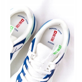 Scarpe Sportive Donna Memory Foam Big Star HH274810 Bianco bianca blu verde 5