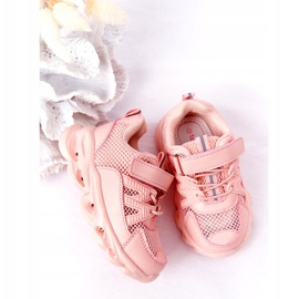 Sneakers Da Bambino Con Suola Illuminata A Led Rosa So Cool! 4