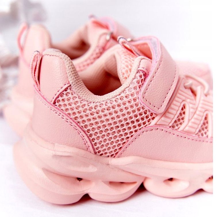 Sneakers Da Bambino Con Suola Illuminata A Led Rosa So Cool! 3