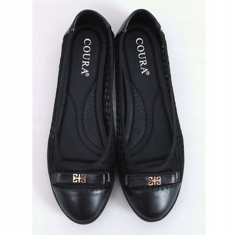 Ballerine nere traforate 1378 Black nero 1