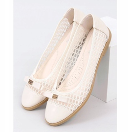 Ballerine traforate beige 1378 Beige 1