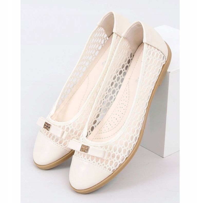 Ballerine traforate beige 1378 Beige 1